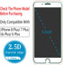 HPTech (2 Pack) Tempered Glass For iPhone 8 Plus, iPhone 7 Plus, iPhone 6S Plus, iPhone 6 Plus 5.5-Inch Screen Protector, Case Friendly, Easy to I...