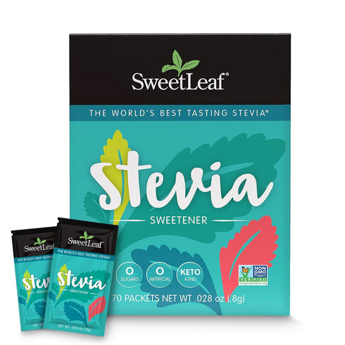 SweetLeaf Stevia Packets 70 Count...