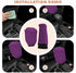Car Gear Shift Cover Set, Gear Shift Knob Cover & Hand Brake Cover, Car Interior Protector Accessories Anti-Slip Handbrake Gear Shift Protector Fi...
