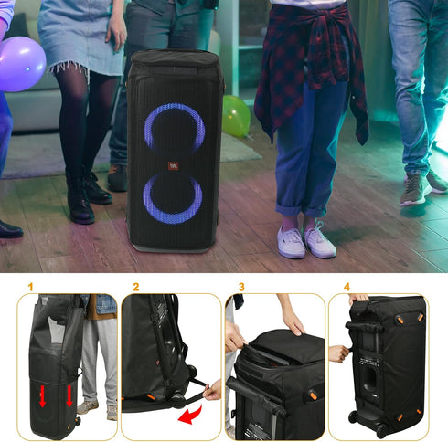 TXEsign Speaker Cover for JBL PartyBox 310 Portable Bluetooth Speaker, Mesh Slip Cover Case Protective Case Accessories for JBL Speaker...