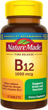 Nature Made Vitamin B12 1000 mcg, Dietary Supplement For Energy Metabolism Support, 75 Time Release Tablets, 75 Day Supply...