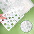 Dots Stencils, 10 Pcs Mixed Media Assorted Size Polka Dot Stencils Repeating Reusable Cluttered Circle Stencils for Painting on Wood Furniture Pil...