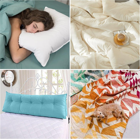PLANTIONAL Grinding Natural Cotton Quilt Batting: 47-Inch x 59-Inch Light Weight Purely Natural All Season Quilt Batting for Quilts, Craft and Wea...