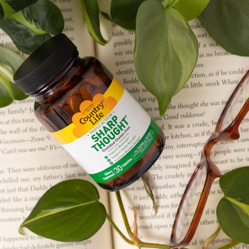 Country Life Sharp Thought - Memory & Cognitive Support Supplement – Sharp-PS Gold Phosphatidylserine + DHA – Promotes Mental Clarity & Faster Rec...