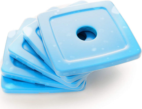 Healthy Packers Ice Pack for Lunch Box - 5 Ice Packs - Original Slim & Long-Lasting Freezer Packs for your Lunch or Cooler Bag...