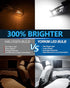 Yorkim 194 LED Bulb White CANBUS Error Free T10 LED 6-SMD 2835 Chipsets 2825 168 W5W Bulb No Polarity Replacement Bulbs for Map Dome Trunk Liscens...