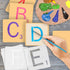 26pcs Scrabble Style Letters Stencil, Reusable Scrabble Letters for Wall Decor, DIY Crafts, Painting and Family Names (5 inch)...