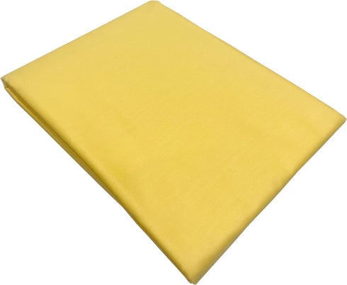 100% Cotton Fabric by The Yard?Quilting Fabric for Sewing,Crafts,Embroidery,Quilt Backing, Width 64 inches by Length 2 Yards Yellow Muslin Fabric...