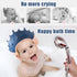 Baby Bath Cap Baby Shower Cap Waterproof Shampoo Hat for Children Toddler Girls Boys Protect ears eyes. Adjustable Silicone Baby Bathing Crown...