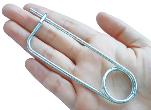 8PCS Steel Brooch Shape Cotter Safety Pin Spring Pin, Quick Lock Brooch Locking Fastener for Farm Lawn Garden Hook (0.13 in X 3.15 in)...