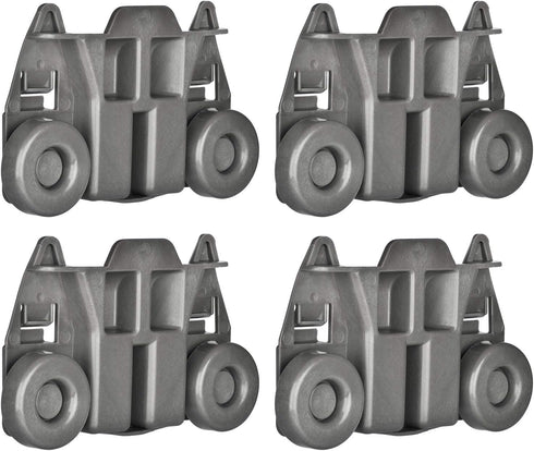 4-Pack W10195417 Dishwasher Wheels Replacement for Kitchen-Aid Kenmore Whirlpool JennAir, Ultra Durable Lower Dishrack Wheels, Replace Part Number...