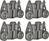 4-Pack W10195417 Dishwasher Wheels Replacement for Kitchen-Aid Kenmore Whirlpool JennAir, Ultra Durable Lower Dishrack Wheels, Replace Part Number...