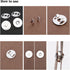 20 Set Magnetic Snaps, Purse Magnetic Bag Fastener Clasp Magnetic Button Replacement Kit for Sewing, DIY Craft, Purses, Bags, Clothes, Leather (Si...
