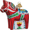 Old World Christmas Swedish Dala Horse Glass Blown Ornaments for Christmas Tree...