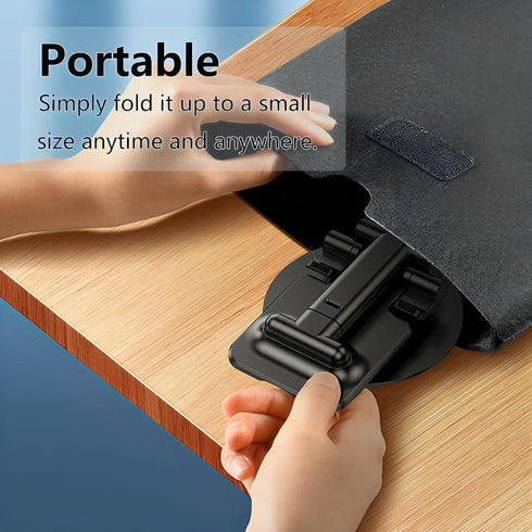 Phone Stand for Desk, 360 Degree Rotating Phone Stand Adjustable Cell Phone Stand Accessories Portable Smart Phone Stands Foldable Holder for Desk...