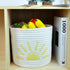 Cute Small Storage Basket - Round Cotton Rope Woven Basket 9 x 8 inches Bedroom Bathroom Towel Baby Clothes Cat Dog Toy Organizer Decorative Gift ...
