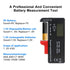 4pcs Digital LCD Universal Battery Tester (Model: Bt - 168 PRO), Portable Battery Checker Battery Tester for AA AAA C D 9V 3.7V 1.5V Button Cell (...