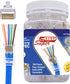 ITBEBE 100-Pack RJ45 Cat6 Pass Through Connectors – High Performance Cat6 Connector (RJ45 Connectors/Ethernet Connector / Cat6 Connectors / 8P8C /...