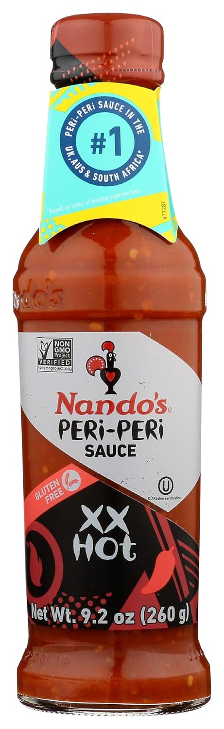 Nando's Peri-Peri Sauce, Extra Hot, 9.1 oz...