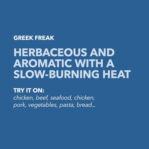 Spiceology - Greek Freak Mediterranean Spice Blend - All-Purpose Rubs, Spices and Seasonings - Use On: Chicken, Chickpeas, Beef, Seafood, Pork, Ve...