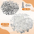 Hicarer 100 Pack R-type Clip Cable Fastener Wire Clamp Nylon Screw Mounting Electrical Grip Wire Clips with 100 Pack Screws for Wire Management (1...