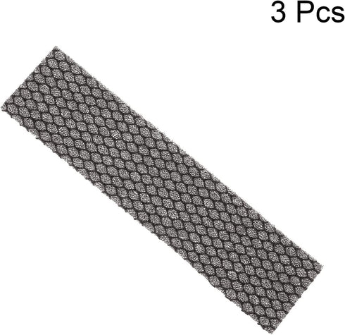 PATIKIL 8.5" x 2" x 0.2" Air Conditioner Foam Filter, 3 Pack Air Filtering Replacement Washable Reusable for Air Conditioning Purifiers, Black...