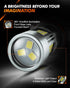 SEALIGHT H10/9145/9140 LED Fog Light Bulbs, 6000K Xenon White, 27 SMD Chips, 360-degree Illumination, Non-polarity, Pack of 2...
