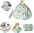 Oyachic Embroider Coin Purse Vintage Wallets Canvas Change Pouch Floral Trinkets Small Kiss Lock Clasp Handbag Jewelry Bag Tassels Women...