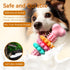 Dog Chew Toys for Small Dogs Toothbrush Stick Teeth Cleaning Brush Dental for Aggressive Chewers, Durable Interactive Dog Toys, Rubber Dog Toys fo...