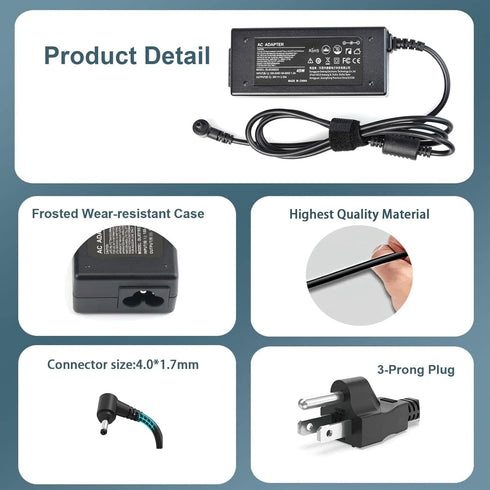 45W 20V 2.25A AC Adapter Laptop Charger Compatible with Lenovo Thinkpad...