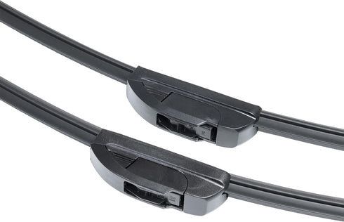 2pcs 18"+20" U/J Hook Bracketless Curved Premium All-Season Front Windshield Wiper Blades Set of 2 Combo Pack New Factory Replacement AA Natural R...