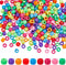 SUNNYCLUE 1000Pcs Mixed Pony Beads Bulk Opaque Pony Beads 6x8mm Plastic Craft Beads Red White Blue Pink Yellow Pony Beads Mixed Color Beads Set fo...