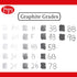 Pepy Graphite Professional Drawing Pencils - Set of 12 HB Pre-Sharpened Black Lead Pencils; Perfect for Drawing, Sketching and Shading, Graphic an...