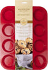 Mrs. Anderson's Baking Silicone 12-Cup Muffin Pan Baking Mold, BPA Free, Non-Stick European-Grade Silicone, 13.5 x 10 x 1.25-Inches...