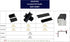 Black Back Mount Finger Edge Pull Concealed Handle for Kitchen Cabinet Drawer 80mm/3.15" Black Set of 6...