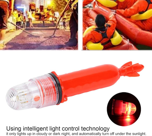Safety Beacon Light, Emergency Hazard Warning Flashing Lighting Bar Electronic Visual Distress Strobe Signal Kit Bait Lure Lamp Fish Tools Direct ...