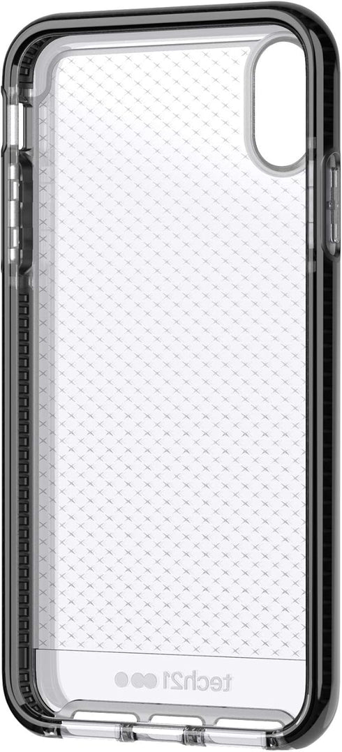 tech21 Protective Thin Evo Check Pattern Back Case Cover for Apple iPhone Xs Max, Smokey Black...