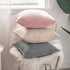 MIULEE Pack of 2 Decorative Velvet Throw Pillow Cover Soft Pillowcase Solid Square Cushion Case for Sofa Bedroom Car 20x20 Inch 50x50 Cm Cream Whi...