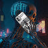 for iPhone 12 Phone Case for Men Women, Cool Skull Skeleton Funny Gothic Hollow Phone case for Apple 12 Cute Hollowed Plated Shockproof Cover for ...