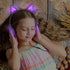 Kids Headphones with light up cat ears On Ear LED Kitty Headphones with Mic for Kids Boys Girls Children Wired Headset for School Learning Tablet ...