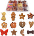 120PCS Assorted Wooden Buttons 2 Holes 12 Shapes Mixed Sewing Art Cloth Art DIY Craft Supplies Kit with Storage Box (12Assorted)...