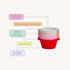 GIR: Get It Right Premium Silicone Cupcake Liners - Reusable Non-stick Baking Cups - 12 Pack, Frosty Mint...