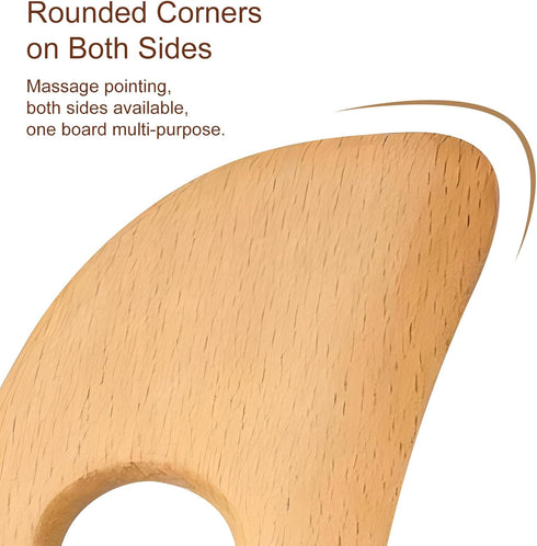 Wooden Guasha Massage Tool for Body, Lymphatic Drainage and Muscle Relaxation, Wooden Massager Therapy Release for Back, Legs, Arms,Neck,Shoulder ...