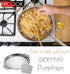 Stainless Steel Spaetzle Maker Lid with Scraper Traditional German Egg Noodle Maker Pan Pot Spaghetti Strainer...