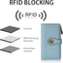 Travelambo Womens RFID Blocking Large Capacity Luxury Waxed Genuine Leather Clutch Wallet Multi Card Organizer...