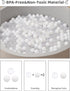 100 Ball Pit Balls-Thicken Plastic Play Balls for Toddlers Babies Playpen Balls for Tent Ball Pool Bounce House Party Decoration (Clear&White)...