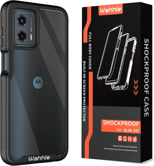 wahhle for Moto G 5G 2023 Case, Moto G Power 5G 2023 Case, Built in Screen Protector Full Body Shockproof Slim Fit Bumper Protective Phone Cover f...