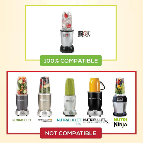 Replacement Cross Blade + 16oz Cup Set for Magic Bullet, Replacement Parts compatible with 250 W Magic Bullet MB1001 Blender...