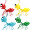 Cruis Cuka Metal Yard Art Garden Decorative Cute Ant Outdoor Wall Sculptures-Set of 4...