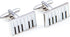 Piano Keys Pair Cufflinks in a Presentation Gift Box & Polishing Cloth...